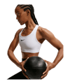 Nike Swoosh Medium Support Sport-BH Damen Weiß F100 - weiss