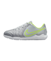Nike Jr Tiempo Legend X Academy IN Mad Voltage Kids Silber Schwarz F001 - silber