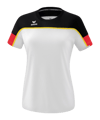 Erima Change by T-Shirt Damen Weiss Schwarz - weiss