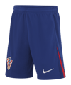 Nike Kroatien Short EM 2024 Kids Blau Rot Weiss F455
