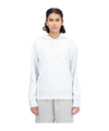 New Balance Stacked Oversized Hoody Damen Blau FIB - blau