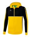 Erima Six Wings Kapuzenjacke Kids Gelb F1032213