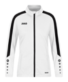 JAKO Power Polyesterjacke Damen Weiss Schwarz F000 - weiss
