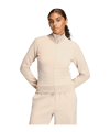 adidas Soft Lux Slim Trainingsjacke Damen Beige - beige