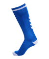 Hummel Elite High Socken Blau Weiss F7691