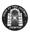 PRMTVO Door Of The Cosmos Slipmat 12" Schwarz - schwarz