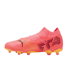 PUMA FUTURE 7 Pro FG/AG Jr Kids The Forever Faster Rosa Schwarz F03 - rosa