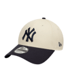 New Era New York Yankees 9Forty Curved Cap Beige - beige