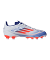 adidas F50 League MG Advancement Kids Weiss Rot - weiss