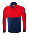 Erima SIX WINGS Trainingsjacke Blau Rot - blau