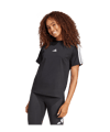 adidas Essentials 3 Stripes T-Shirt Damen Schwarz