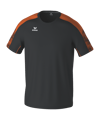 Erima Evo Star T-Shirt Kids Schwarz Fschwarzorange