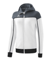 Erima Change by Kapuzenjacke Damen Weiss Grau - weiss