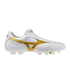 Mizuno Morelia II Pro FG Bright Gold Weiß F50 - weiss