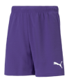 PUMA teamRISE short enfants pourpre blanc F10
