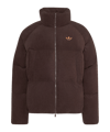adidas Originals Corduroy Puffer Giacca Marrone