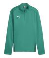 Sweat-shirt à zip 1/4 de Training PUMA teamGOAL femme vert F05