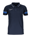 Nike Academy 21 Poloshirt Kids Blauw Wit F453  