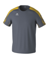 Erima Evo Star t-shirt grijs Fslategreygelb 