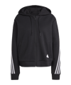 adidas Future Icons 3-Stripes Full-Zip Hoodie Black - schwarz