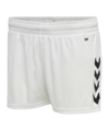 Short en polyester femme Hummel hmlCORE XK blanc F9001