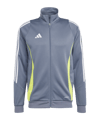 adidas Tiro 24 Trainingsjacke Grau Gelb