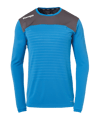 Kempa Ekotion 2.0 T-Shirt Lange Mouw Blauw Grijs F02