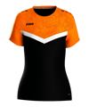 JAKO Icon T-Shirt Damen Schwarz Orange F807