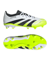 adidas Predator League FG/MG Radiant Blaze Kids Bianco