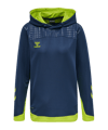 Hummel hmlLEAD Poly Hoody Damen Blau F7642
