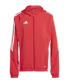 adidas Tiro 24 Windbreaker Damen Rot Weiss