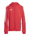 adidas Tiro 24 Windbreaker donna rosso bianco 