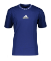 adidas Juventus Turin Icon T-Shirt Blau Weiss - weiss