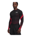 Under Armour Heatgear Sub Crew Longlseeve Intimo A Maniche Lunghe Rosso C600