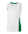 Maillot de Baskets Nike équipe Basketball enfants blanc vert F104