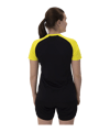 JAKO Iconic T-Shirt Damen Schwarz Gelb F808 - schwarz