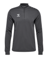Hummel Authentic HalfZip felpa grigio F1525 
