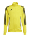 adidas Tiro 24 Trainingsjacke Kids Gelb Weiss