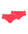 PUMA Iconic Hipster 2er Pack Damen Rot F019 - rot