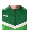 JAKO Iconic HalfZip Sweatshirt Kids Grün F222 - gruen