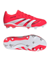 Chaussures adidas Predator League FG Pure Victory enfants rouges