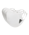 adidas masque Gr.S set de 3 blanc 
