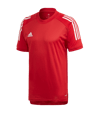 adidas Condivo 20 TR Shirt kurzarm Rot Weiss
