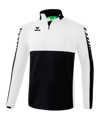 Haut de training Erima Six Wings noir blanc 