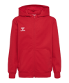 Hummel GO 2.0 Kapuzenjacke Kids Rot F3062