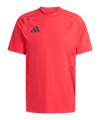 adidas Tiro Travel T-shirt Rood 