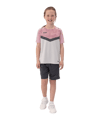 JAKO Icon T-Shirt Kids Grau Pink F851 - grau