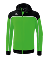 Veste à capuche Erima Change by enfants vert noir 
