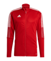 adidas Tiro 21 trainingsjack rood 
