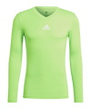 adidas Team Base Top langarm Grün